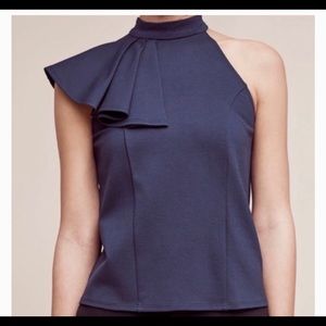 Anthropologie Eri + Ali Navy Tank